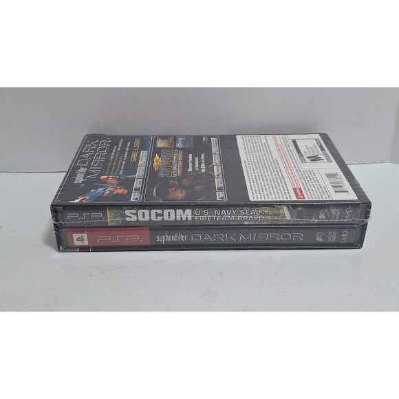 SONY PLAYSTATION PORTABLE PSP SYPHON FILTER & SOCOM DUAL PACK SEALED NEW - Picture 3 of 4